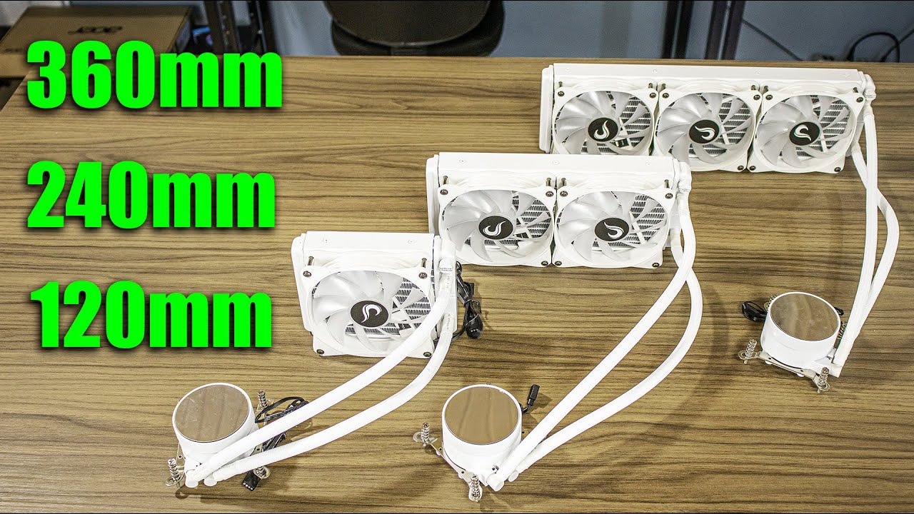 BRIGA DE WATER COOLER, 120mm VS 240mm VS 360mm