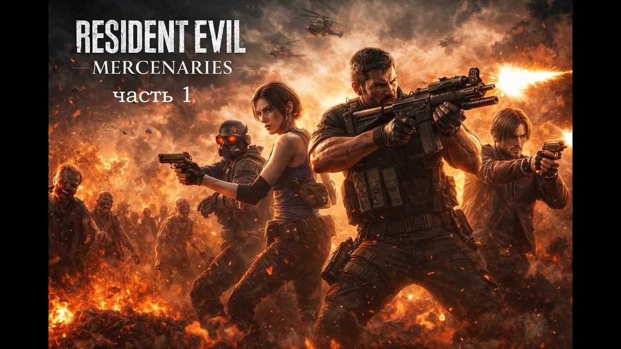 Rezident Evil Наемники часть 1