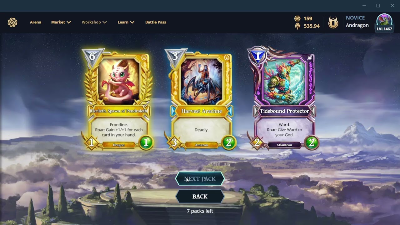 GU Season 15: 5 Whale packs + rare bounty pack and 2 epic from Sealed. What do we get?