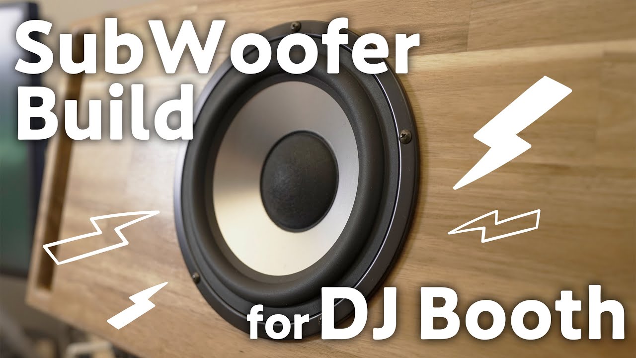 サブウーファー(スピーカー)を自作してみる！for DJブース (× AIYIMA A1001)