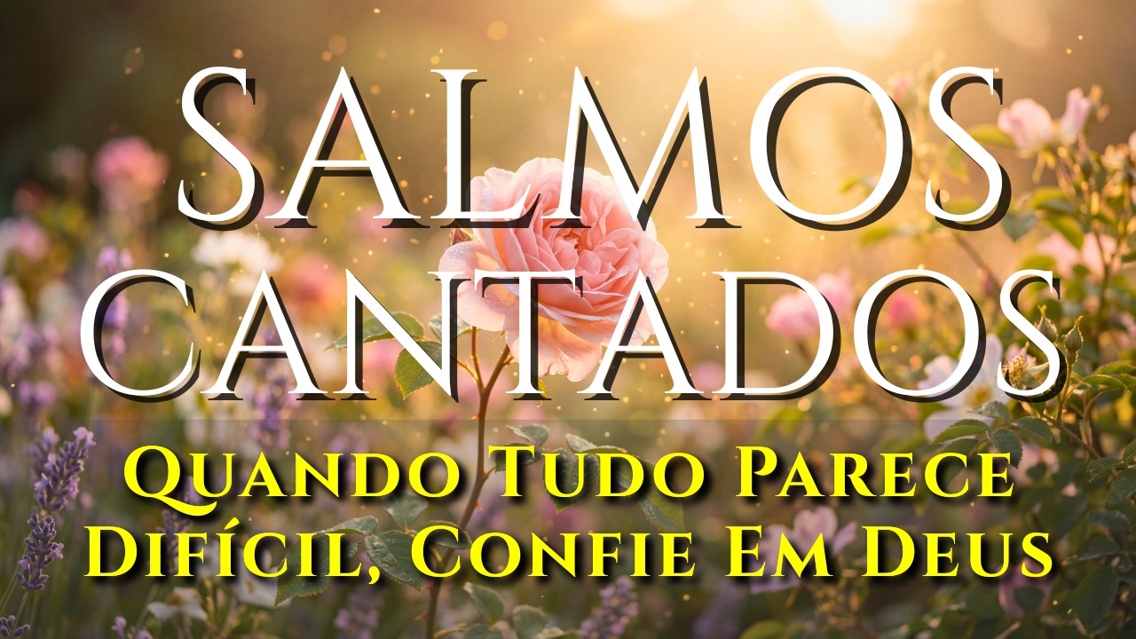 🎵 1 Hora de Salmos Cantados | Acalme a Alma e Renove a Fé | Deixe Deus Tocar Seu Coração Hoje
