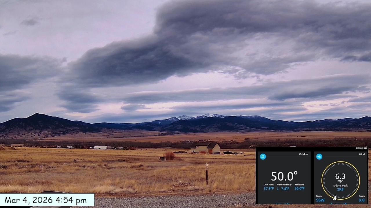 Weathercam timelapse March 4, 2026