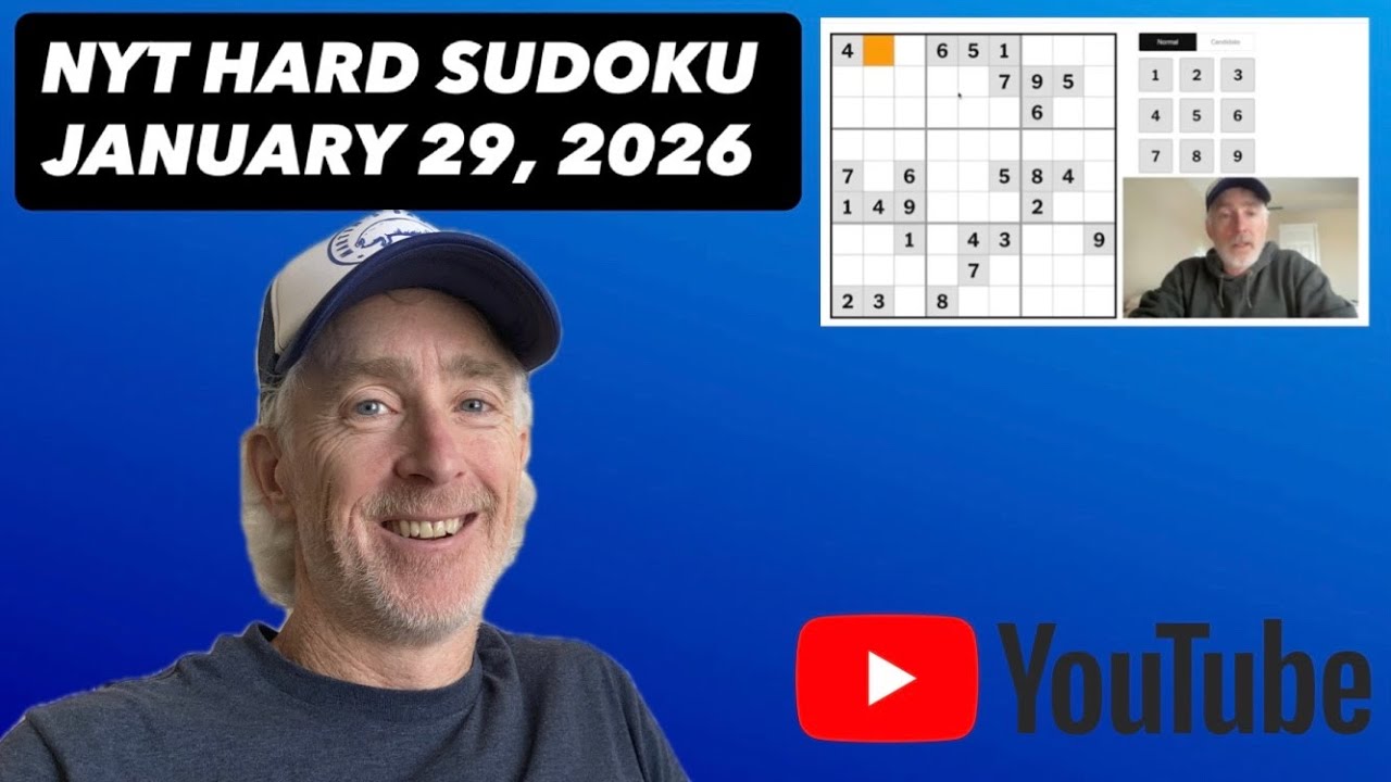 Let's CRACK the NYT Hard Sudoku! [January 29, 2026] Walkthrough Solution