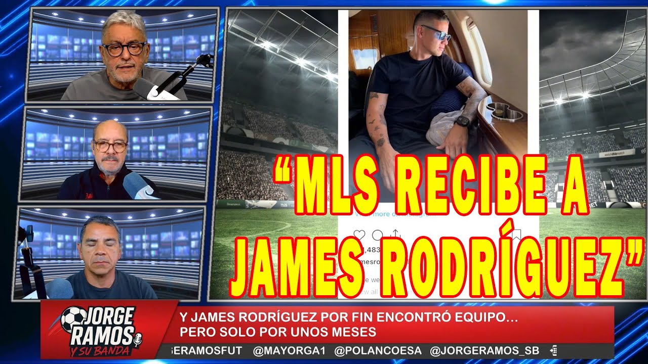 🚨“James aterriza en Estados Unidos, pero ¿por qué firma solo por unos meses? Misterio en la MLS”.