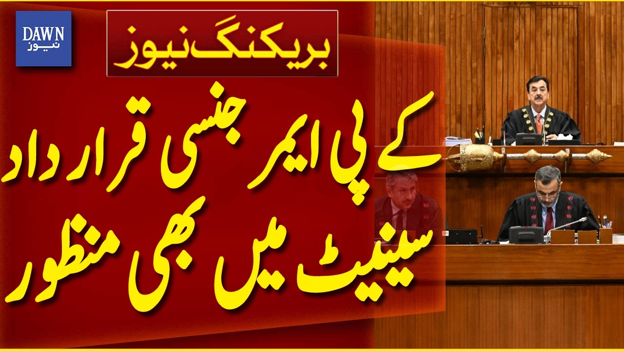 Senate Also Approves KP Emergency Resolution | Dawn News