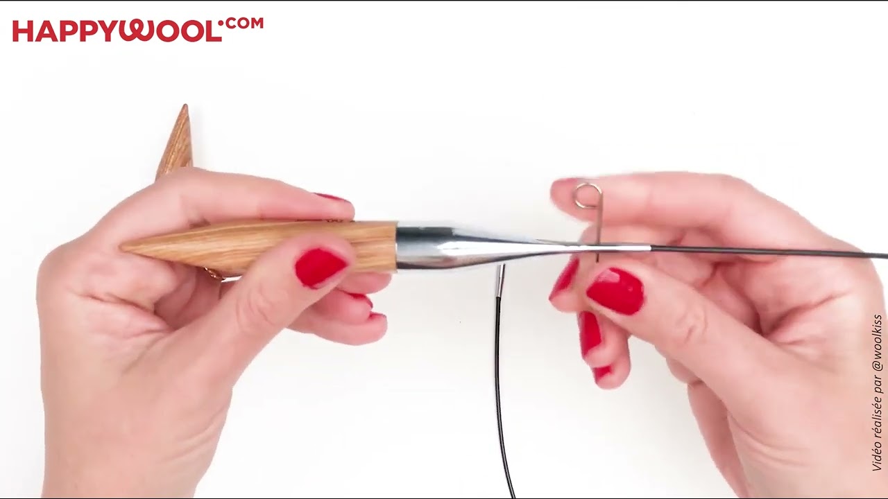 Montage d'un câble interchangeable : Techniques tricot