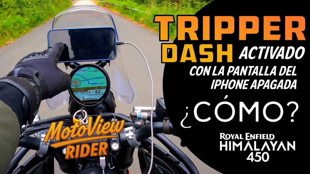 Cómo apagar la pantalla del iPhone con Tripper Dash Activado I Royal Enfield Himalayan 450