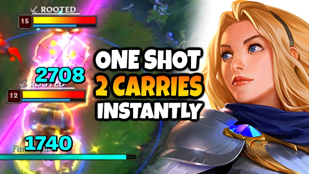 THIS is why LUX MID is SO STRONG. ONE SHOT THE CARRIES INSTANTLY.