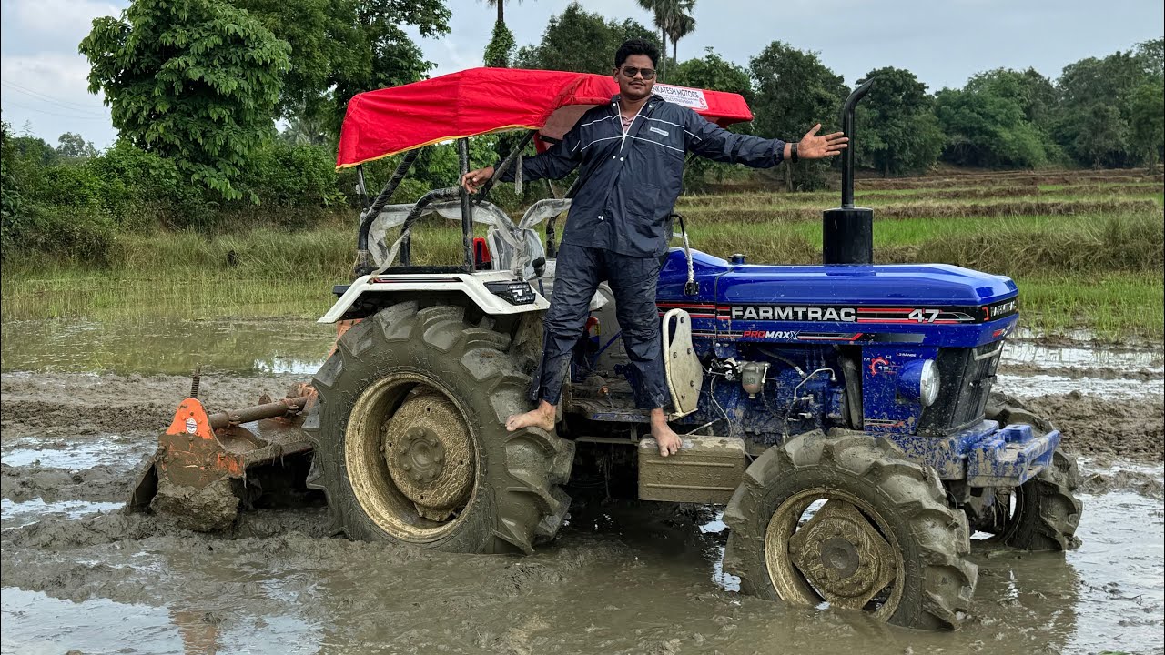 Mahindra, John Deere, Swaraj को Fail कर देगा Farmtrac 47 ProMaxx - लिया Test Drive Rotavator के साथ
