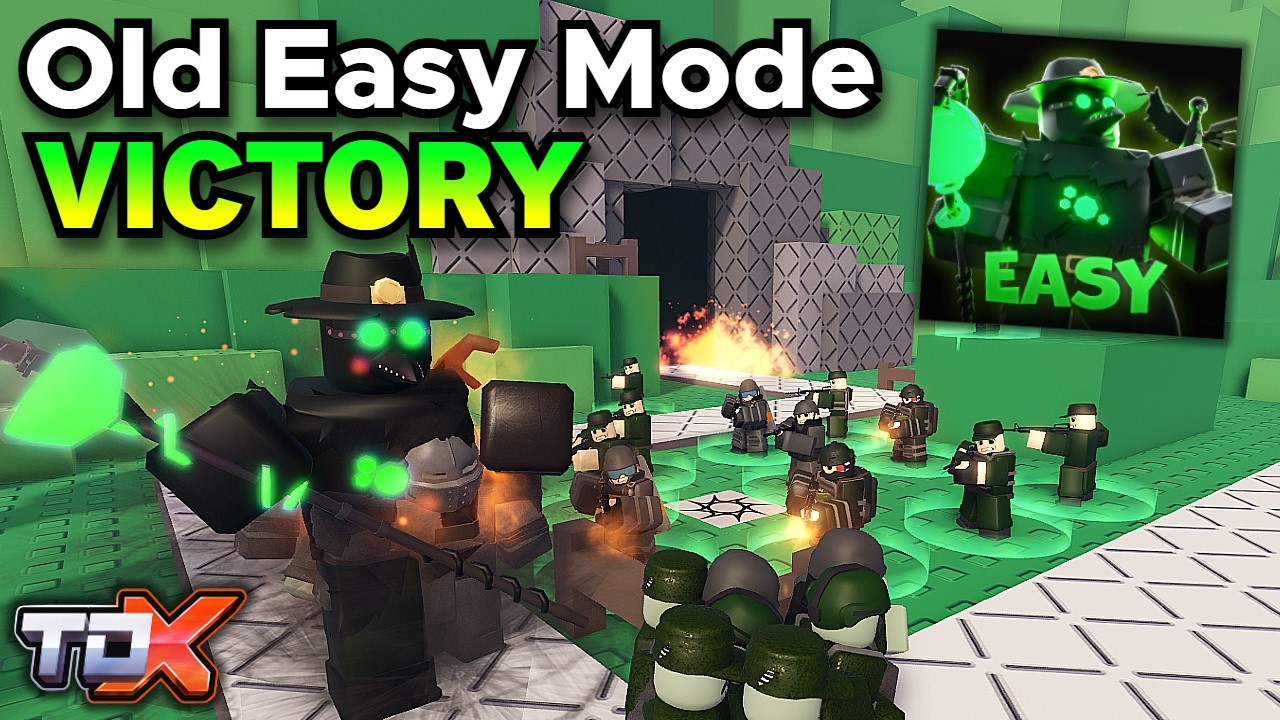 TDX Old Easy Mode Victory (Pre Rework) - Tower Defense Roblox