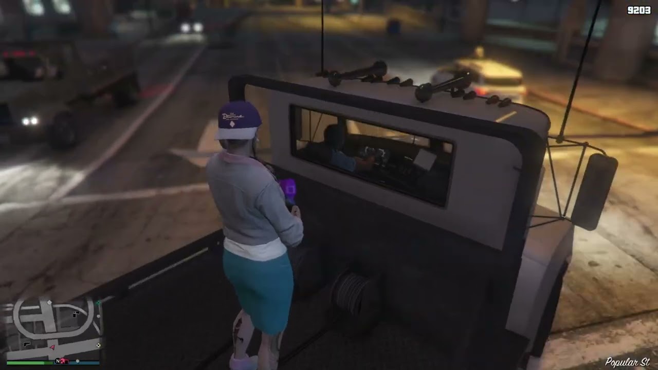 On a flatbed - Grand Theft Auto V