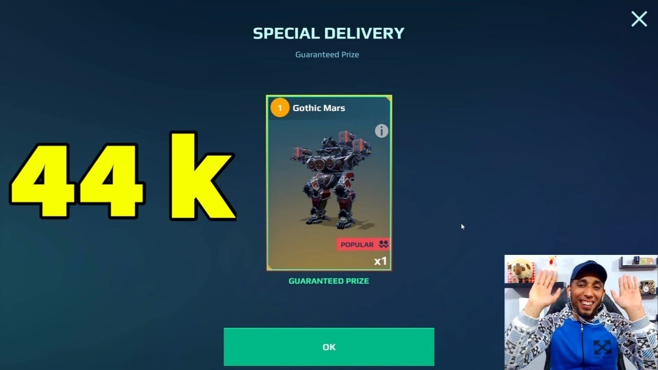 تفتيح 44 الف مفتاح وحصلنا هدايا رائعة War Robots