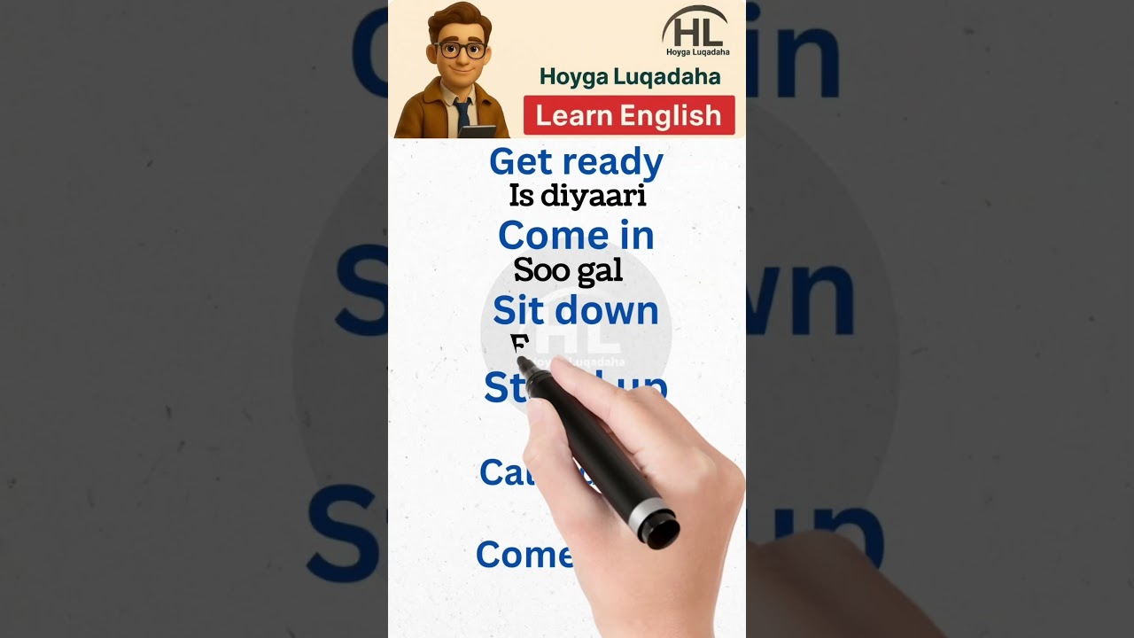 Learn English and somali phrases #shorts