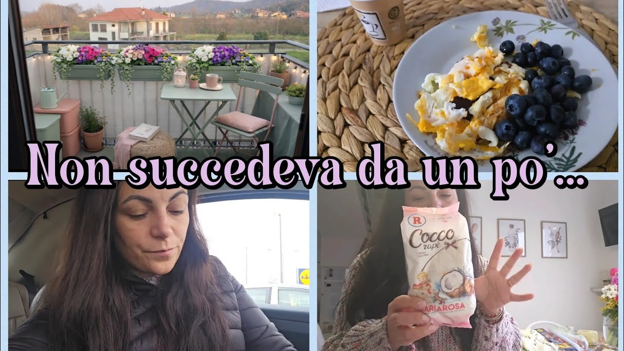 NON SUCCEDEVA DA UN PO... 🥹🦋/SPESA DA LIDL E BALCONE FIORITO