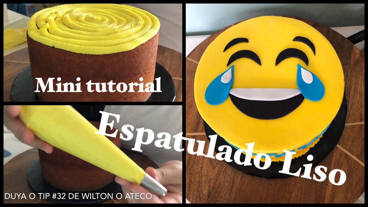 Como hacer un bizcocho espatulado liso perfecto sin rolo