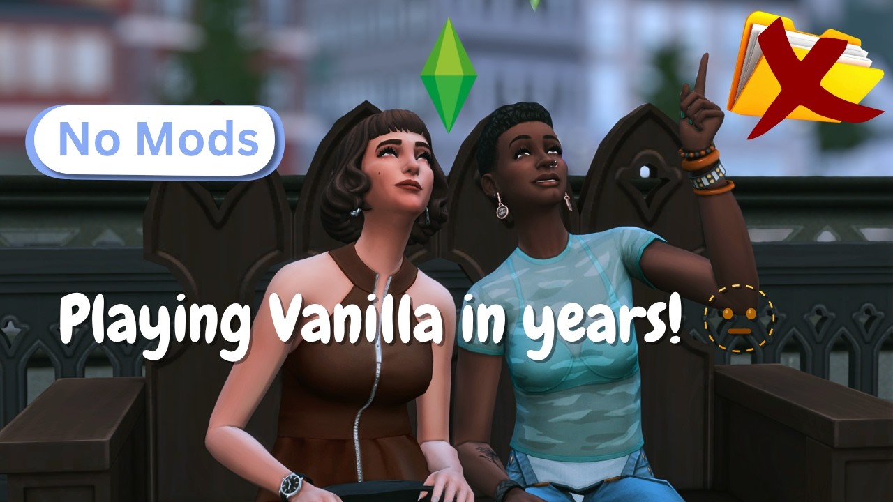 The Sims 4: Playing un-moded after YEARS | Plumbob Babe