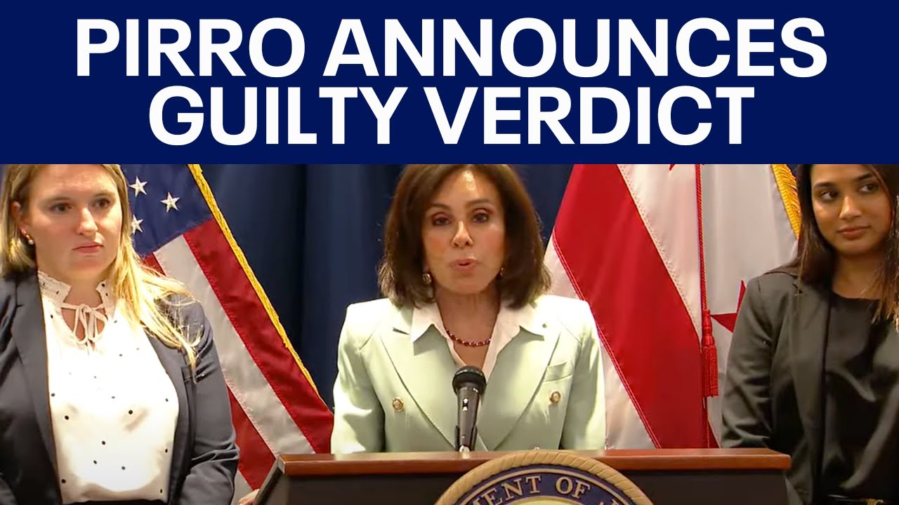 FULL: Jeanine Pirro announces guilty verdict for Georgetown Law Professor
