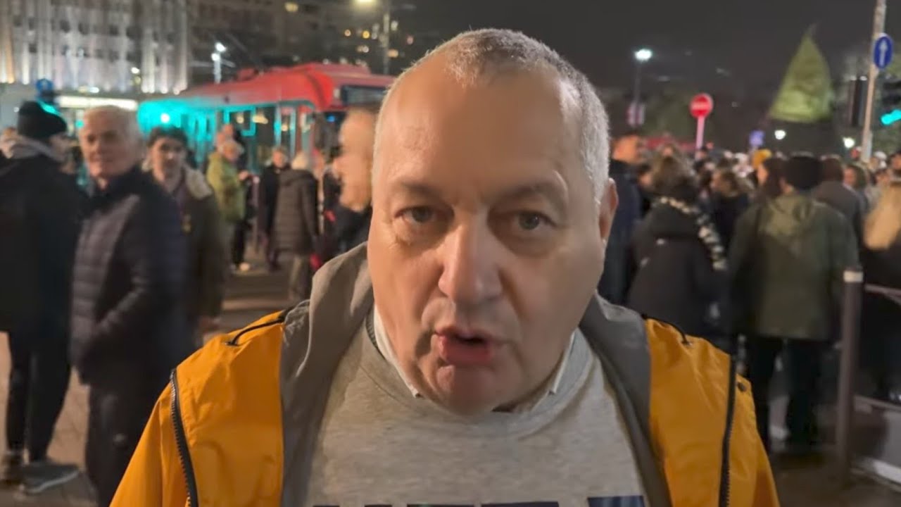 Srđan Milivojević UŽIVO: Studenti iza&scaron;li &ndash; protest raste iz minuta