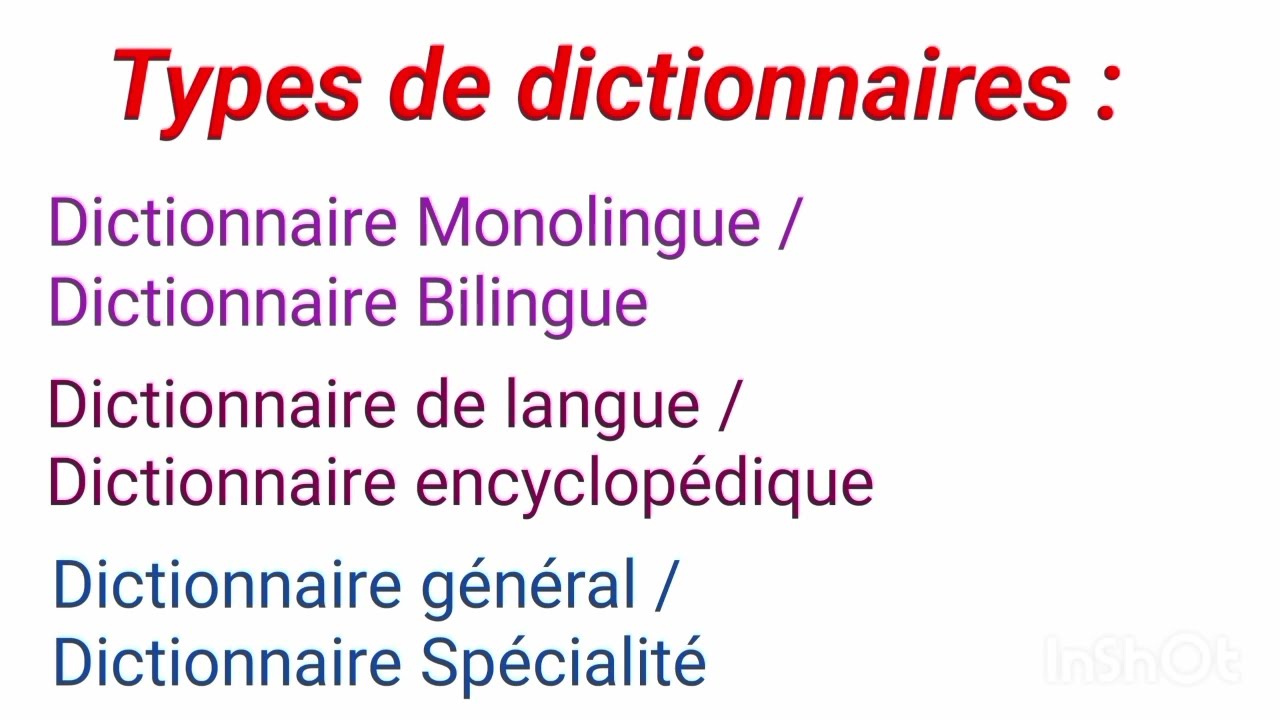 Lexicographie s2 درس شاامل لكل ما ستحتاجه في هذه المادة