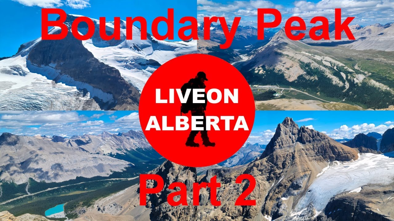 2 GLACIERS: 1 SUMMIT: Columbia Icefields: Hiking Boundary Peak #jasper