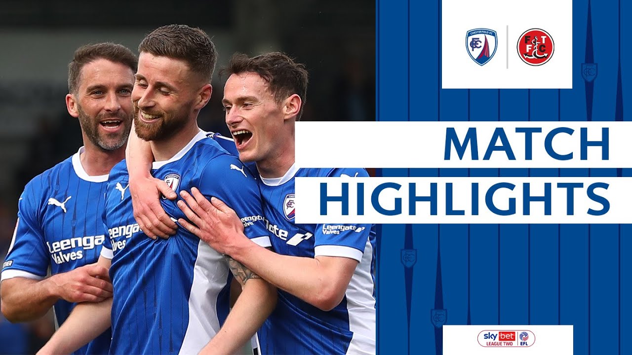 HIGHLIGHTS | Spireites 3-0 Fleetwood Town