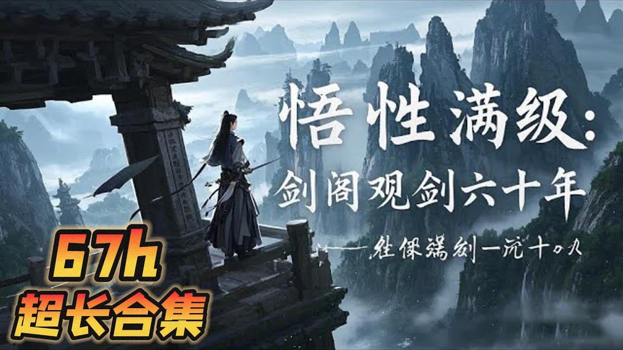 🔥【超长合集】《悟性满级：剑阁观剑六十年》💥1-400章节：我明明拥有满级悟性，却被所有宗门拒绝收为弟子，因为我是最差的废灵根，即使修行百年也无望筑基&hellip;&hellip;#小说 #推文 #ai漫画 #漫画解说 #玄幻