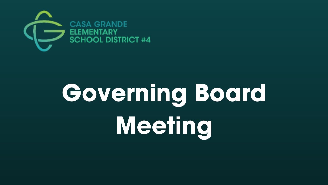 CGESD Governing Board Meeting - February 10, 2026