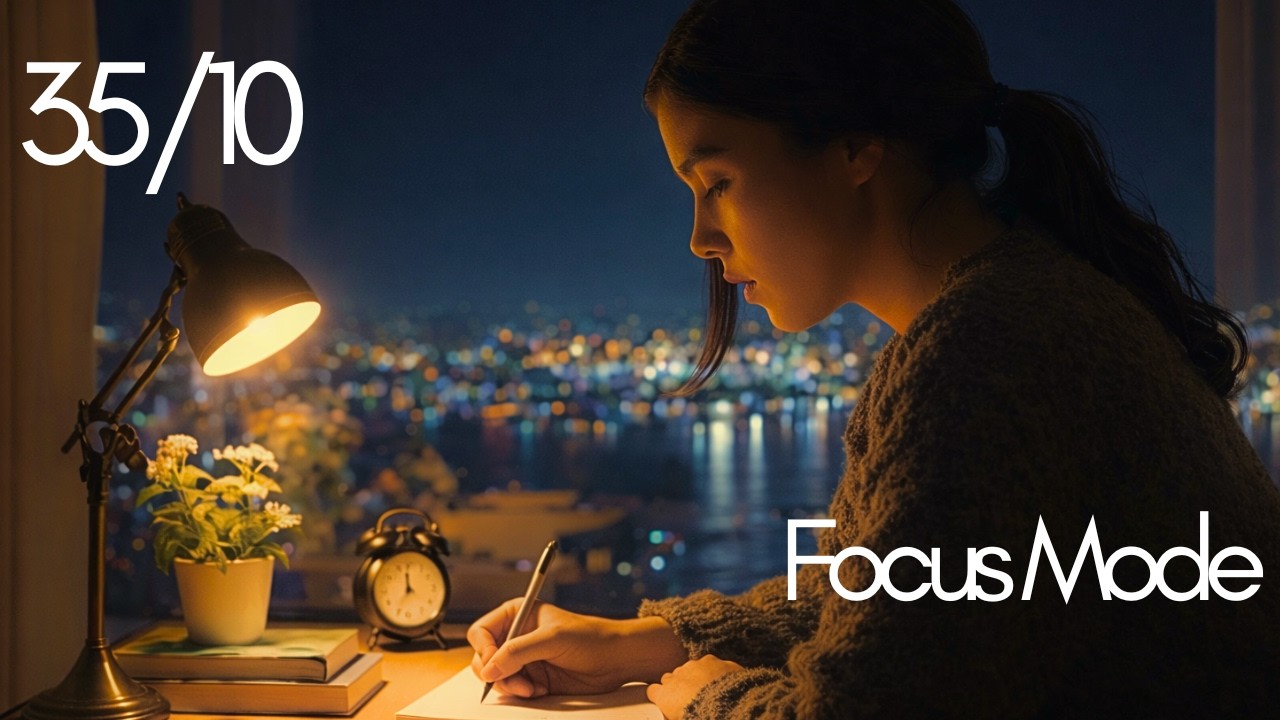 35/10 Pomodoro Timer (3 Hours) | Deep Focus LoFi for Study & Work