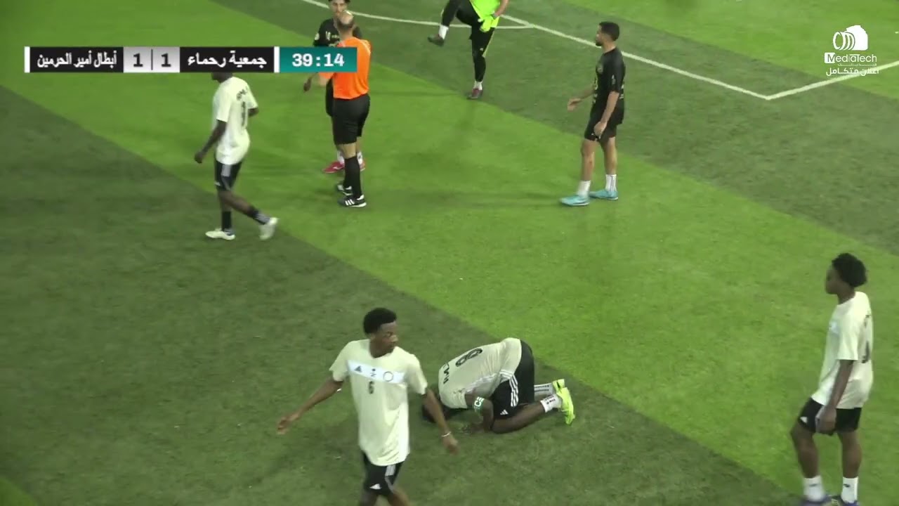 بطولة الامير عبد الله بن سعد لـ سداسيات كرة القدم ـ ملخص مباراة - جمعية رحماء VS ابطال امير الحرمين