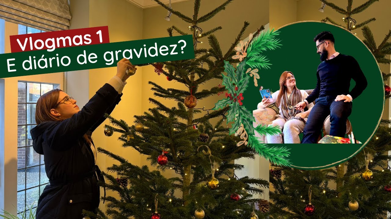 🎄 Estou grávida + Vídeo todos os dias até o Natal + Filmes - #Vlogmas2023 01