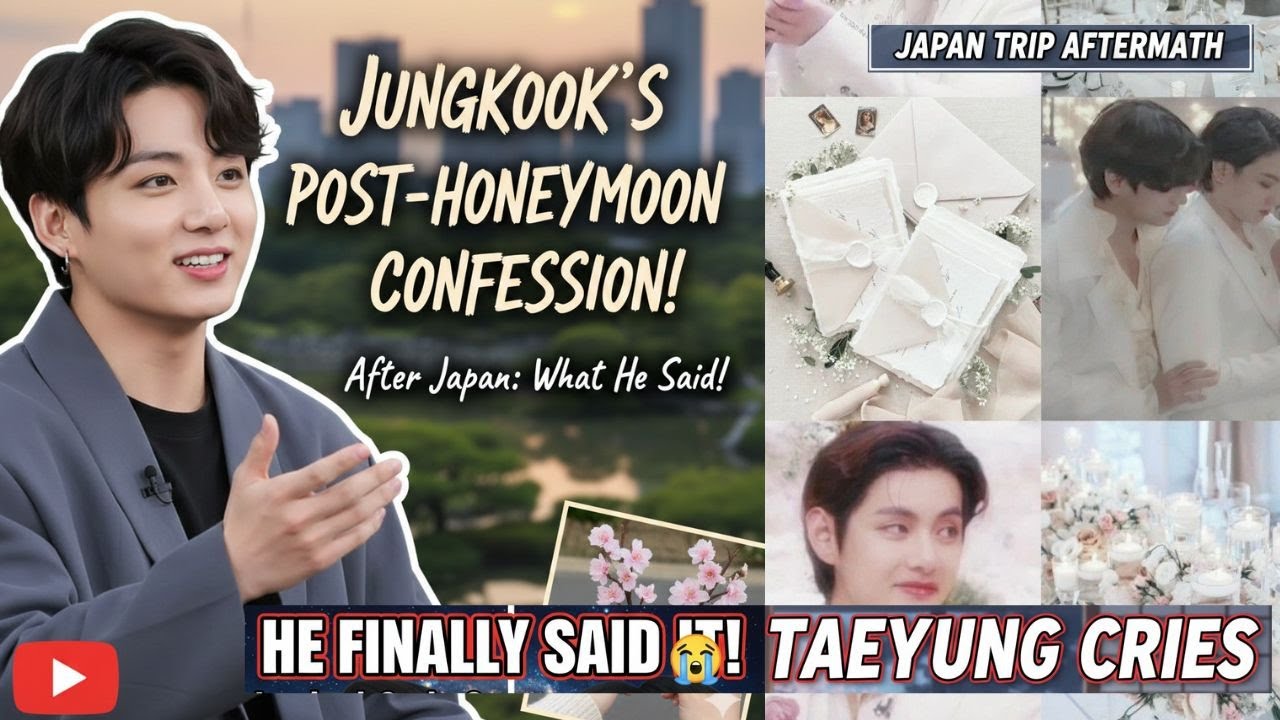 Всего 3 часа назад! 😱 После того, как в Японии Чонгук довел Тэхёна до слез 😭