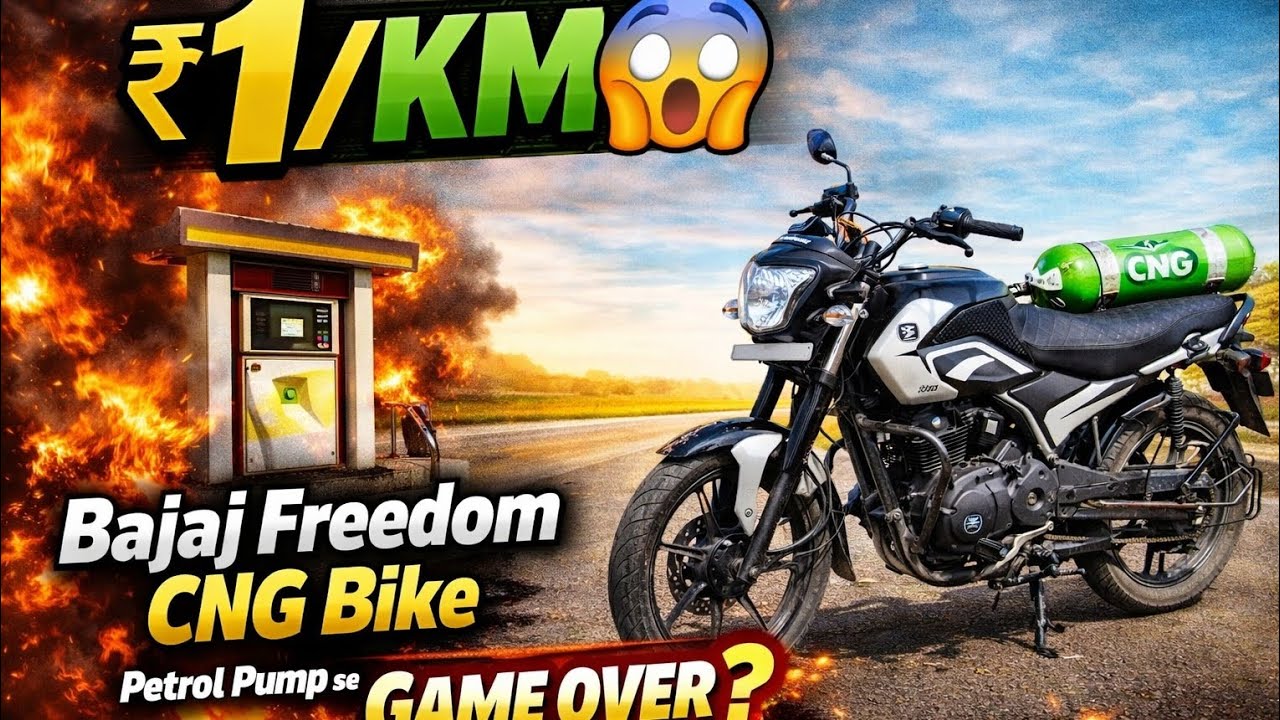 👉 “₹1 Km = ₹1 😱 Bajaj Freedom CNG Bike | Petrol Bike Ka Game Over?!”