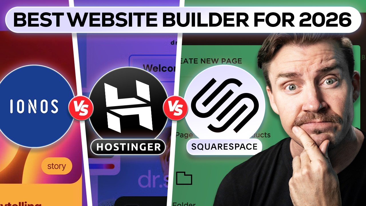 BEST website builder 2026 | My TOP 3 recommendations for any website!