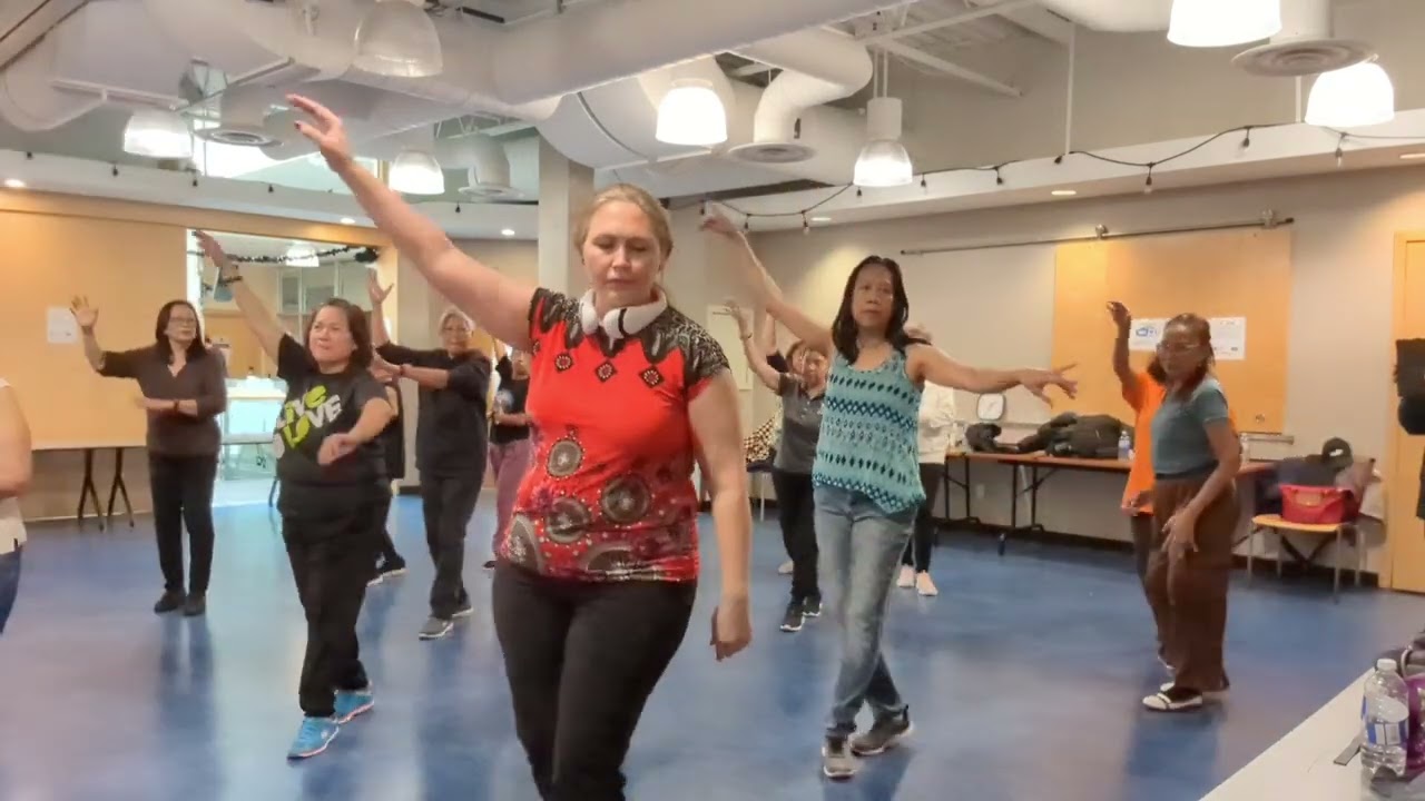 Christmas Polka Line Dance at The HUB