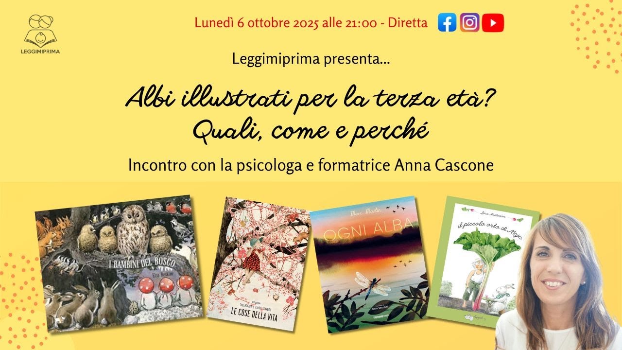 Albi illustrati e terza età: incontro con la psicologa Anna Cascone