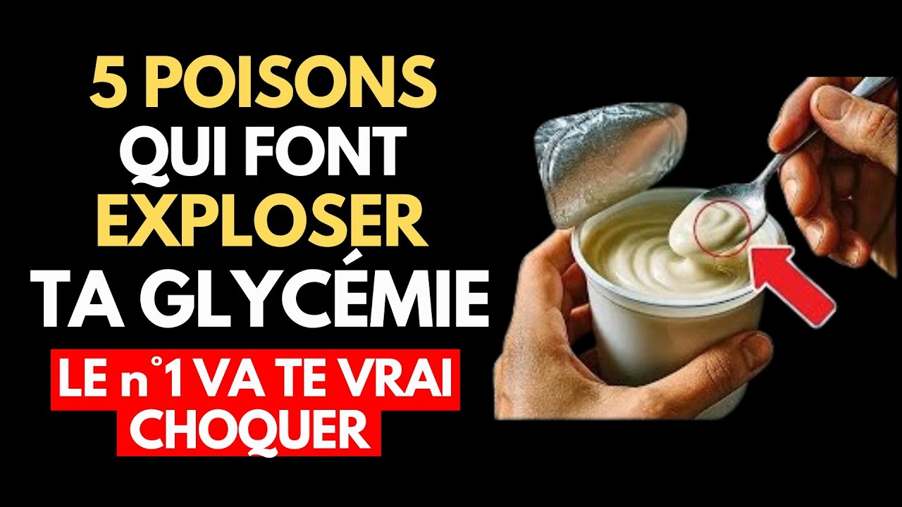 5 ALIMENTS qui font EXPLOSER ta glycémie en MINUTES (et que beaucoup mangent chaque jour)