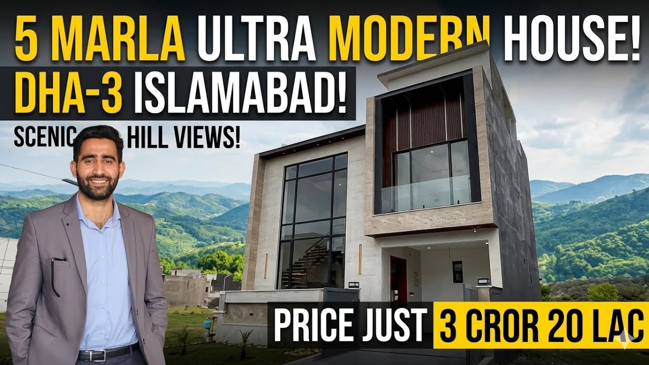 5 Marla Luxury Designer House for Sale in DHA Phase 3 Islamabad | Modern House Tour 2026