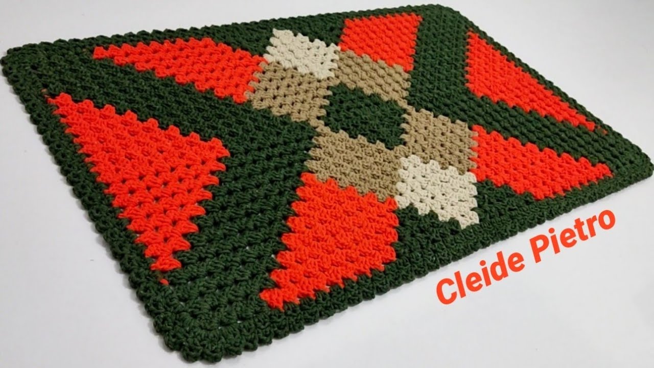 Tapete de crochê/ Cleide Pietro