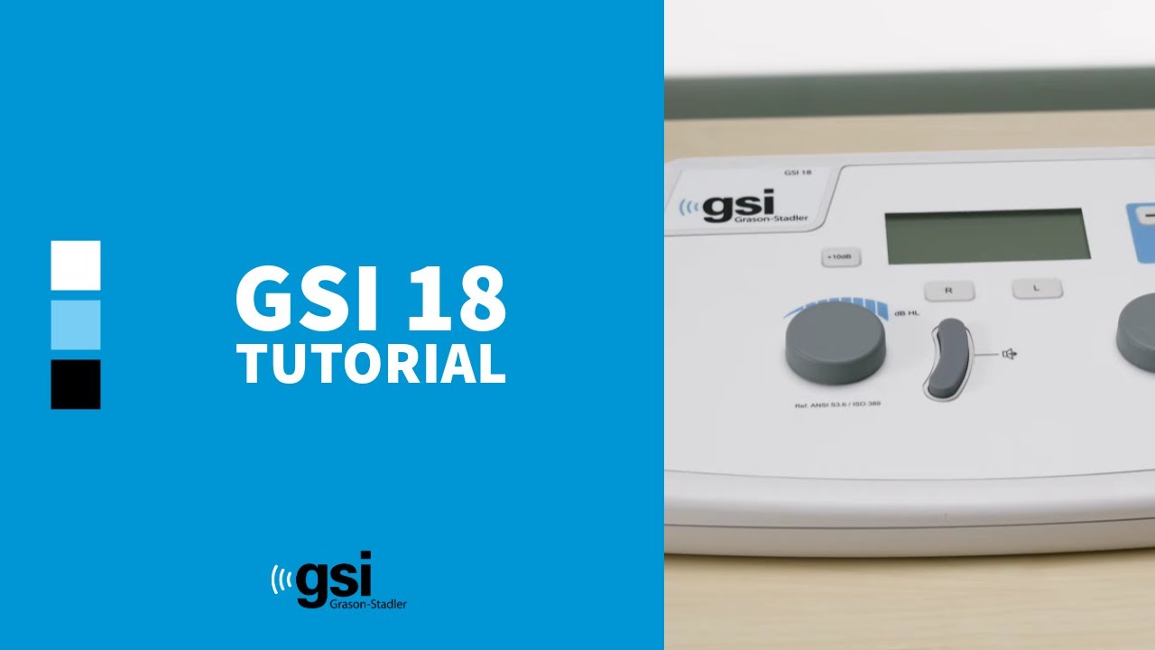 Screening Audiometer | GSI 18 Tutorial