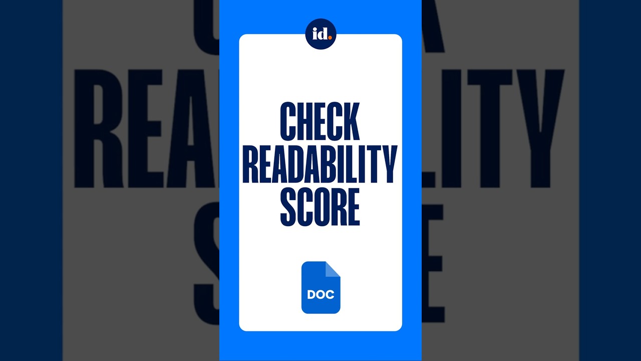 Check your document's readability in Word