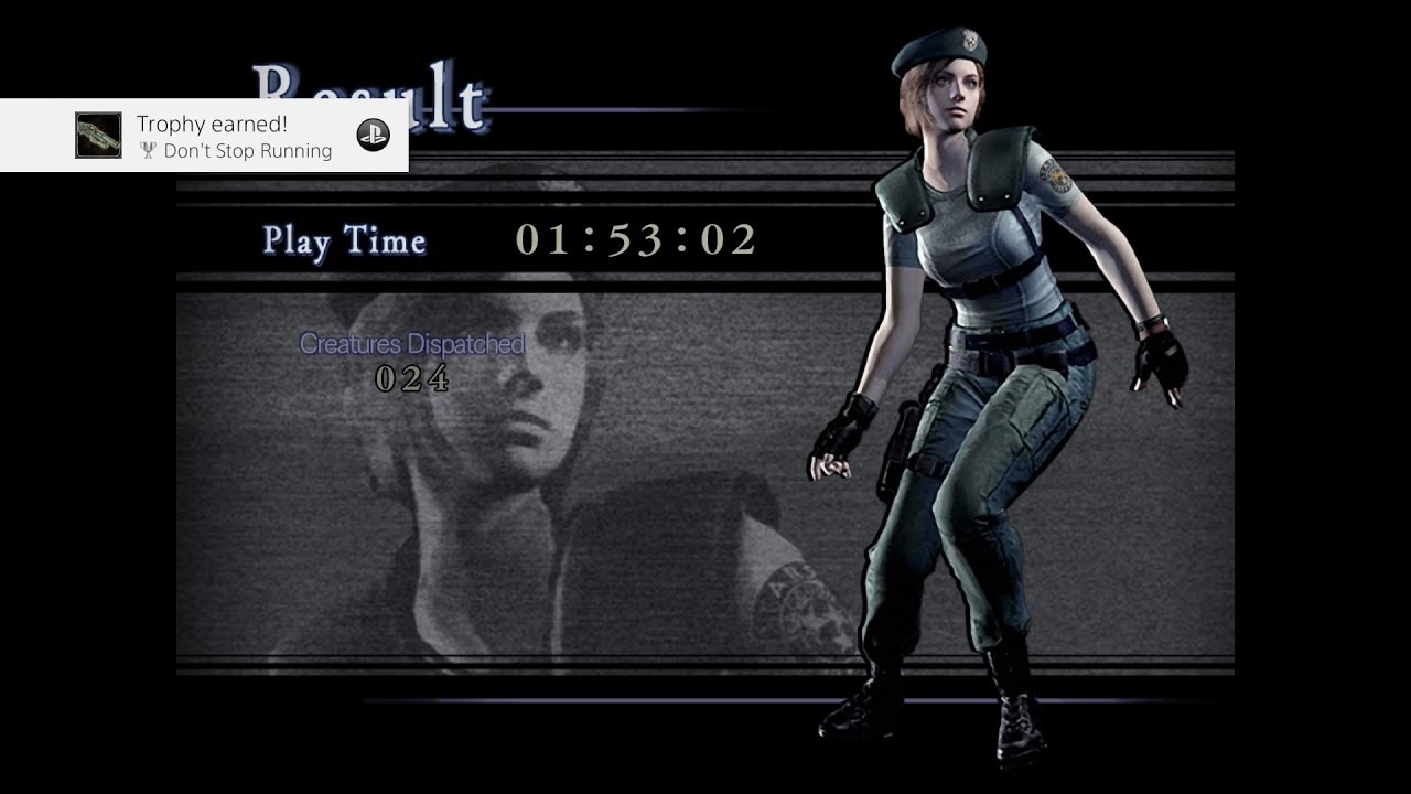 Resident Evil Remake PS4 Speedrun 1:53:02 Normal Jill 