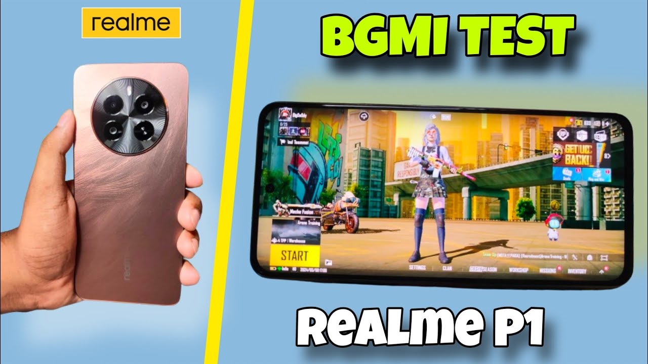 Realme P1 5G Bgmi Test With Fps Meter, Heating & Battery Test | Dimensity 7050 | Under 15000 Phone