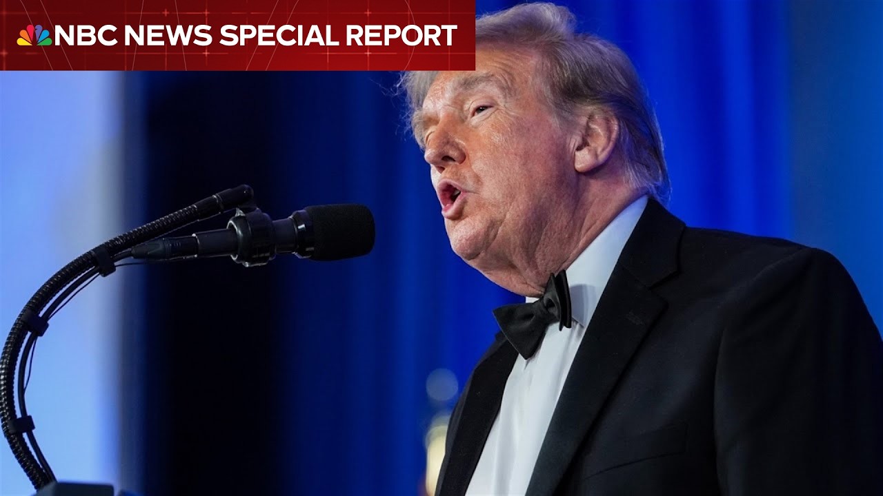 Special Report: Trump delivers speech at rescheduled White House Correspondents&rsquo; Dinner