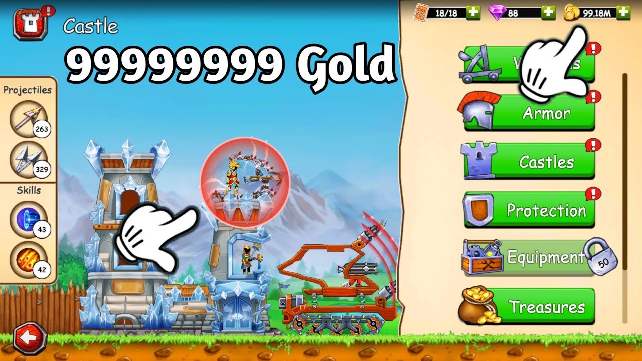 The Catapult 2 |  Best Weapon, Armor & Castle 99999999 Gold