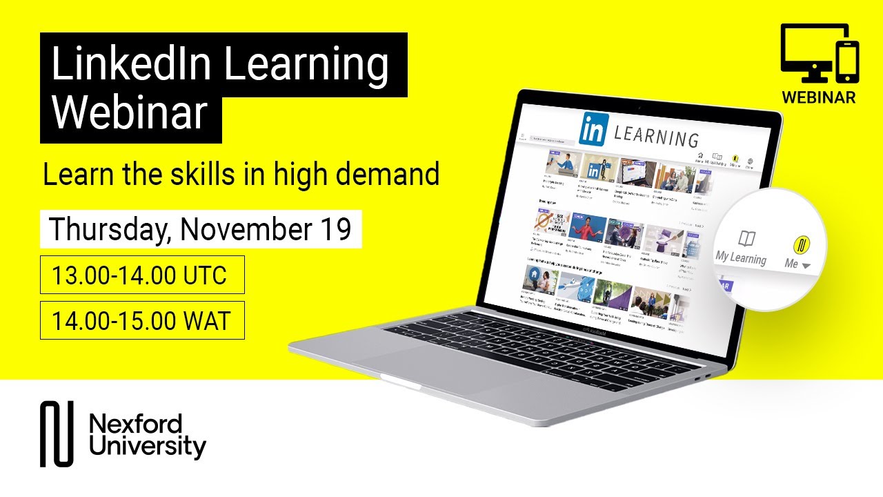 Webinar: LinkedIn Learning — the importance of upskilling