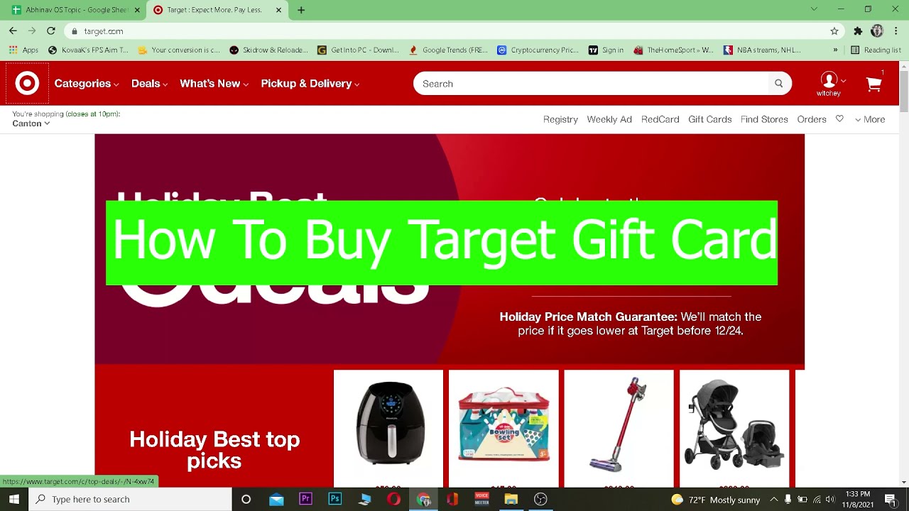 How To Buy Target Gift Card Online (2022)