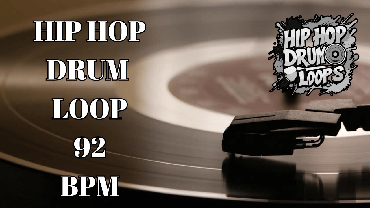 92 BPM Hip Hop Drum Loop | Laid Back Groove