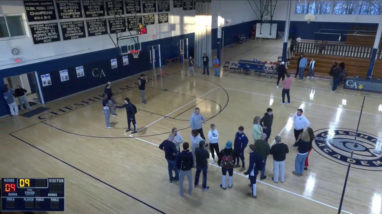 Cheshire Academy vs Lawrence Academy Boys' Varsity Basketball