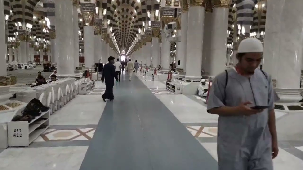 Inside Masjid an-Nabawi — The Prophet’s Mosque in Madinah