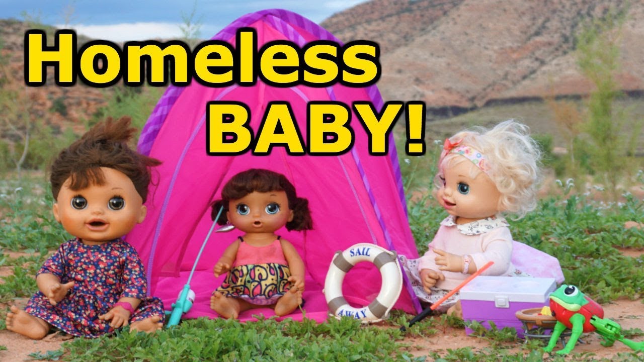BABY ALIVE Homeless Honey Shows Pumpkin And Ruby Snow Her Home!